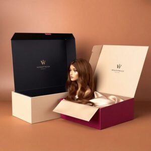 Custom Printed Wig Boxes With Logo on Wholesale