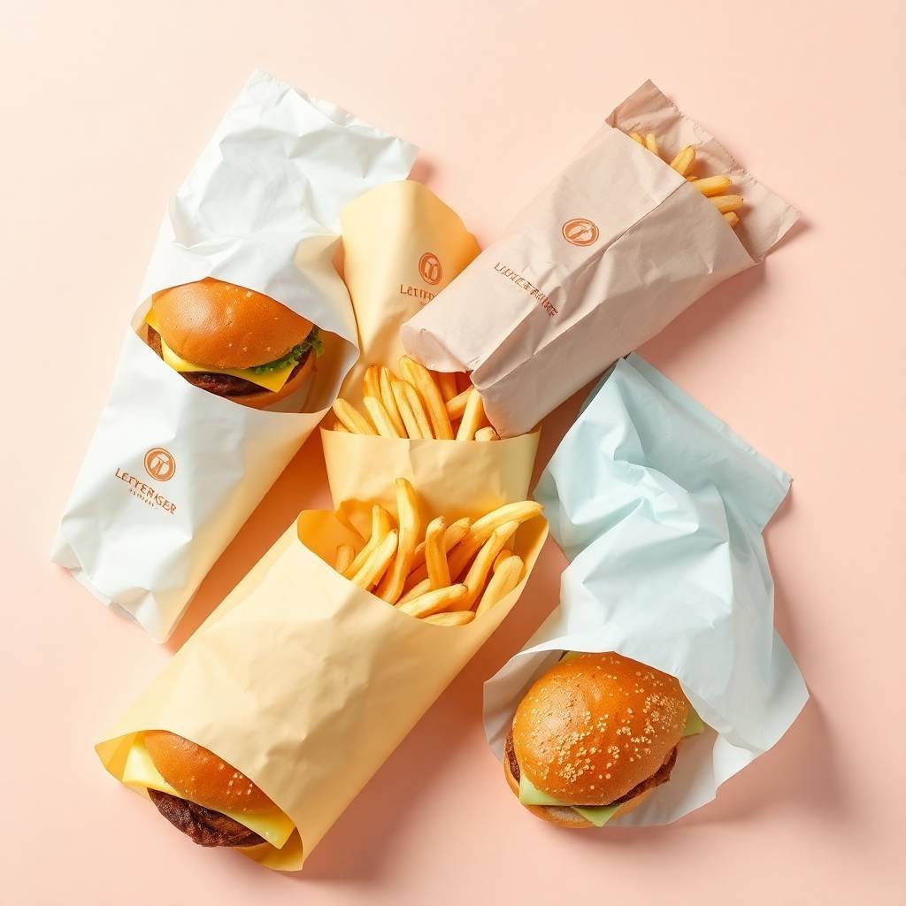 Custom Grease Resistant Paper for Food Wrapping