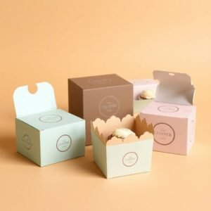 Custom Cupcake Boxes with Window - Free Shipping