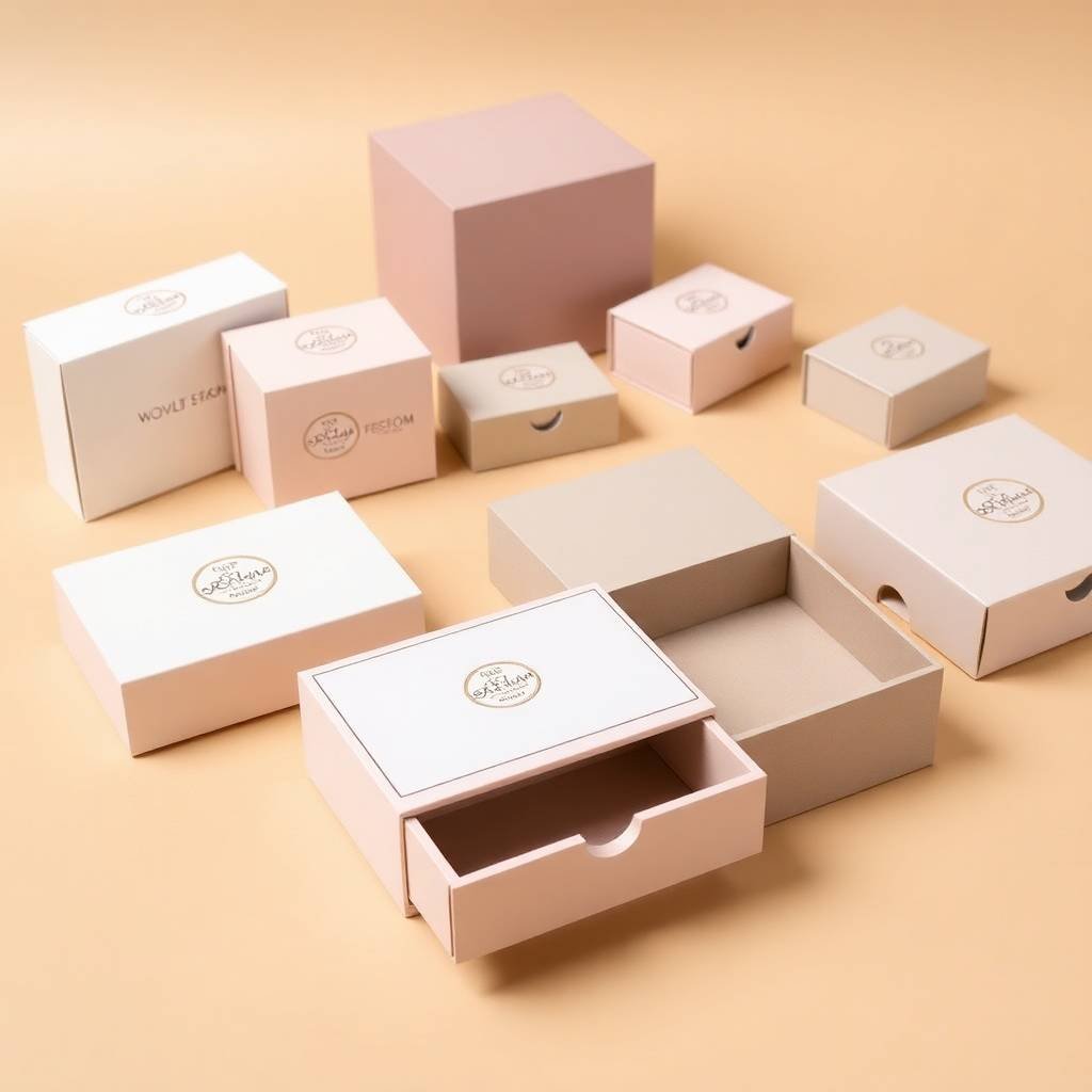 Custom Cardboard Drawer Boxes with Thumb Cut