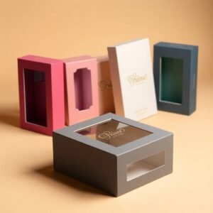 Affordable Custom Die Cut Window Boxes - Free Shipping