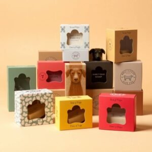 Custom Dog Soap Boxes with Window - Free Shipping