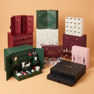 Custom Advent Calendar Cardboard Boxes